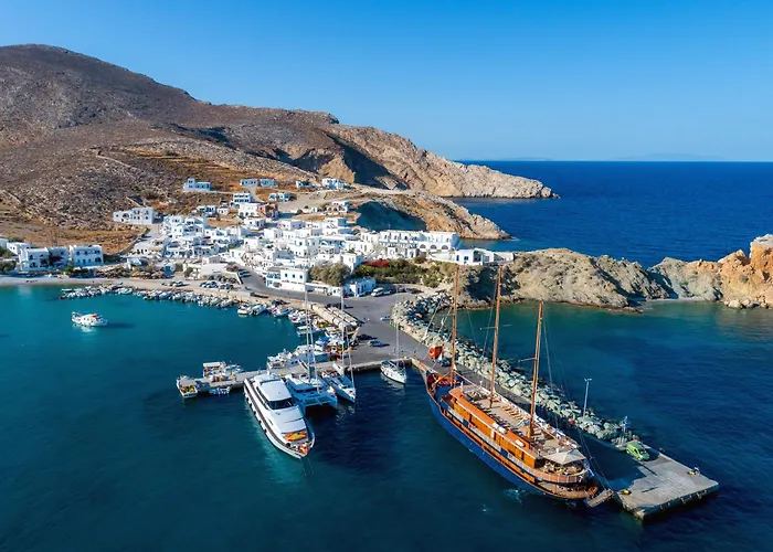 Vardia Bay Lägenhetshotell Karavostasis (Folegandros)
